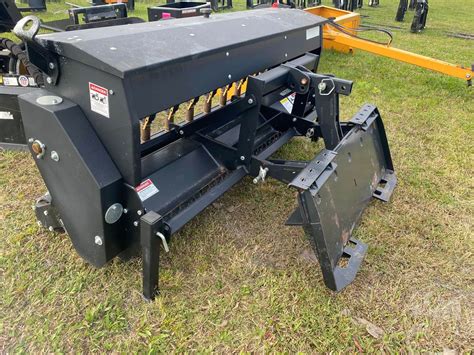 skid steer seeder attachment for sale|skid steer attachments list.